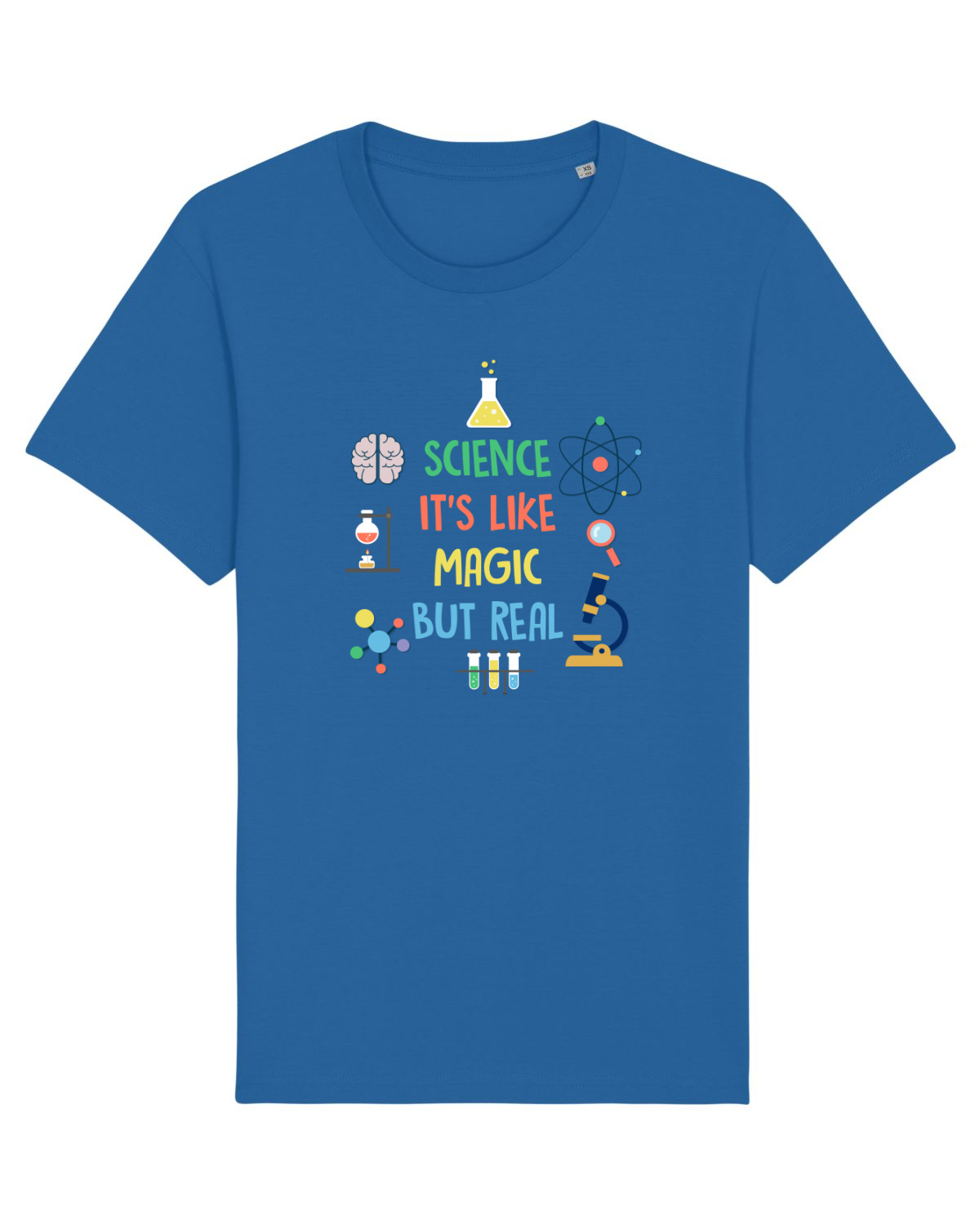 Tricou mânecă scurtă Unisex Rocker Royal Blue