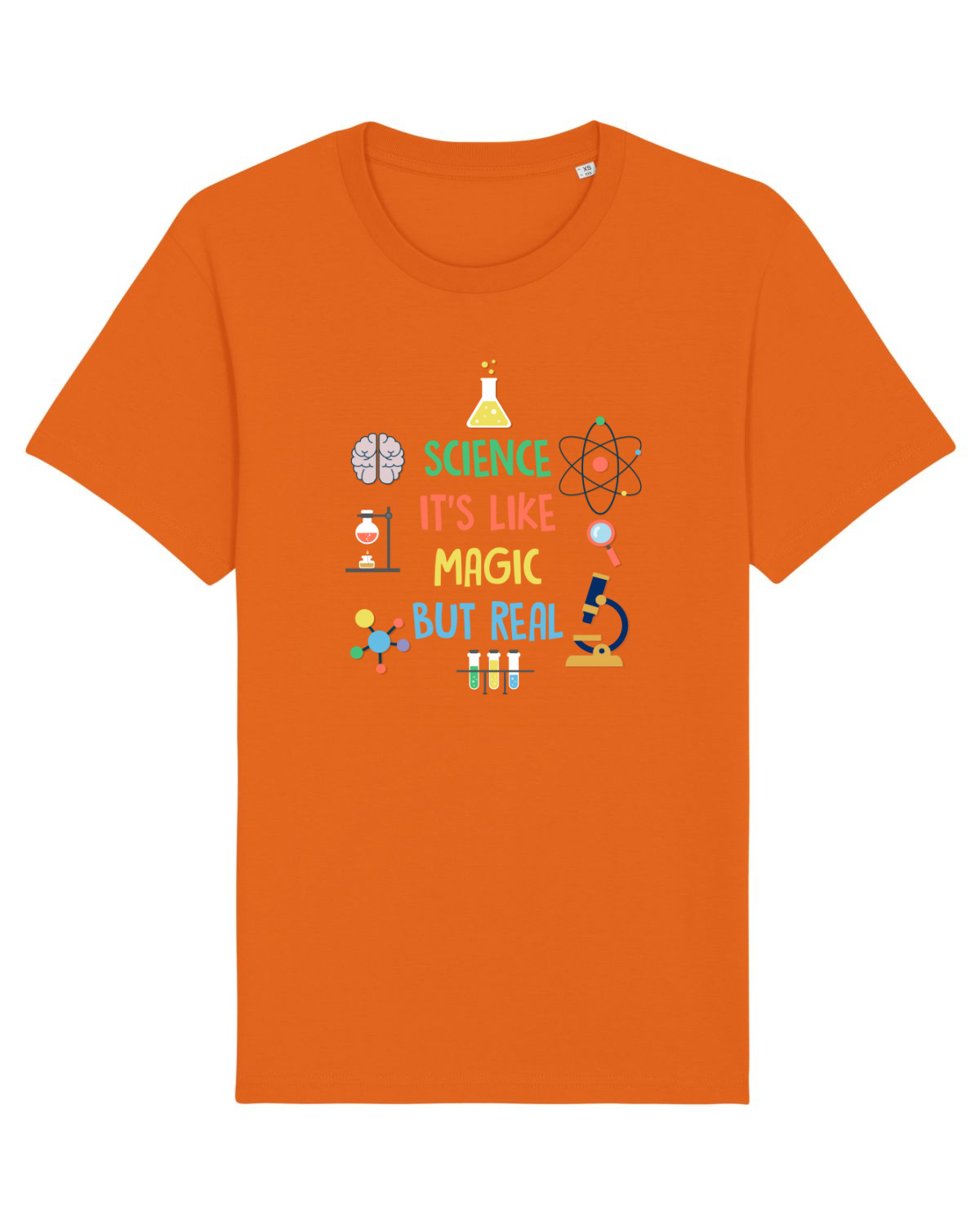Tricou mânecă scurtă Unisex Rocker Bright Orange