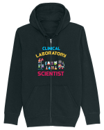 SCIENTIST Hanorac cu fermoar Unisex Connector