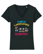 SCIENTIST Tricou mânecă scurtă guler V Damă Evoker