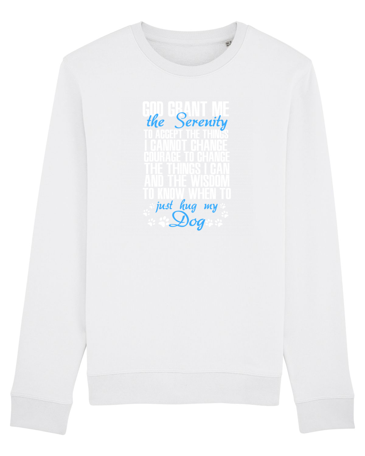 Bluză mânecă lungă Unisex Rise White