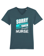 NURSE Tricou mânecă scurtă guler V Bărbat Presenter
