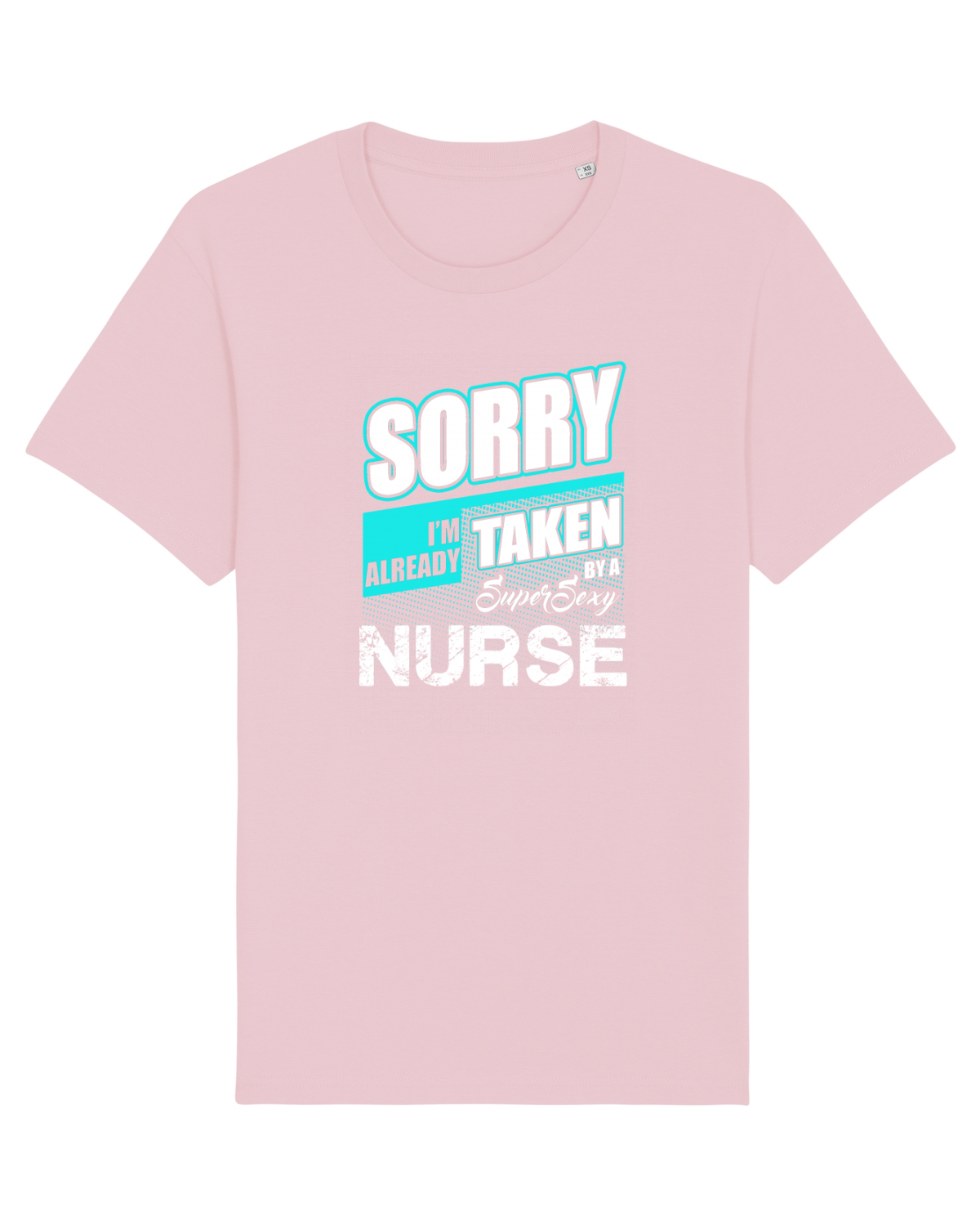 Tricou mânecă scurtă Unisex Rocker Cotton Pink