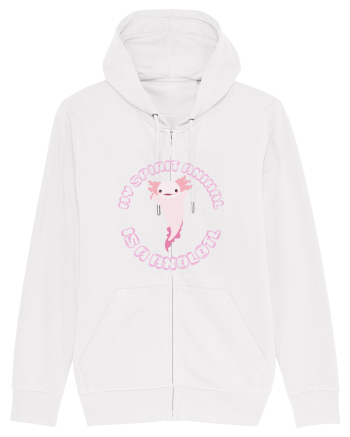 Kawaii Axolotl White