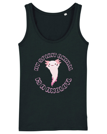 Kawaii Axolotl Black