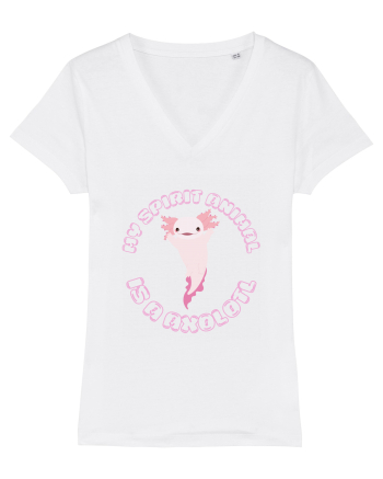Kawaii Axolotl White