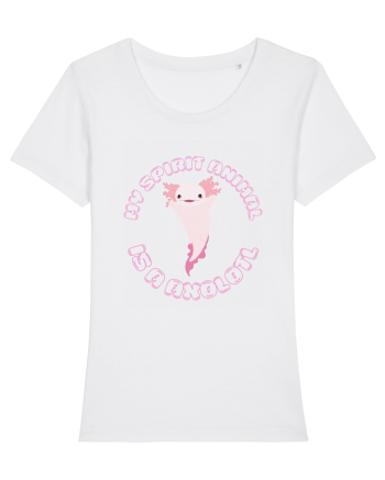 Kawaii Axolotl White