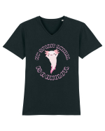 Kawaii Axolotl Tricou mânecă scurtă guler V Bărbat Presenter