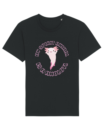Kawaii Axolotl Black