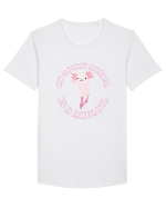 Kawaii Axolotl Tricou mânecă scurtă guler larg Bărbat Skater