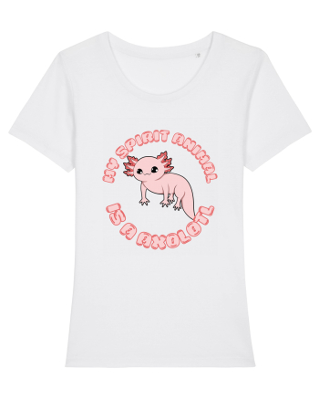 Kawaii Axolotl White