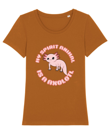 Kawaii Axolotl Roasted Orange