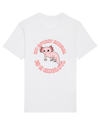 Kawaii Axolotl White