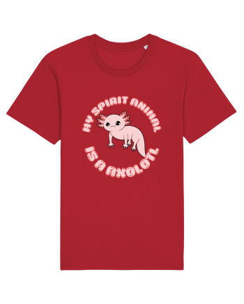 Kawaii Axolotl Red
