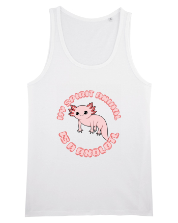 Kawaii Axolotl White