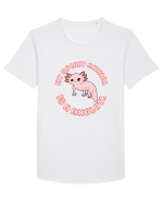 Kawaii Axolotl Tricou mânecă scurtă guler larg Bărbat Skater