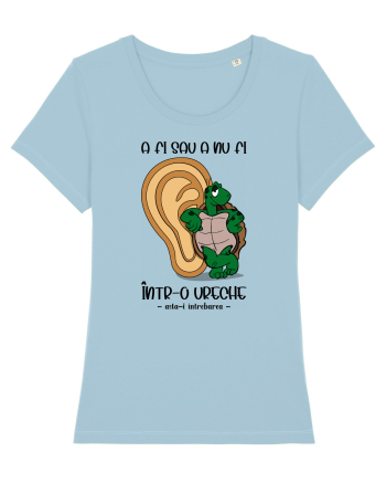 Într-o ureche Sky Blue