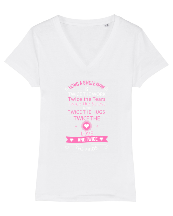SINGLE MOM White