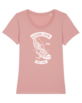 Old School Converse White Canyon Pink