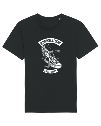 Old School Converse White Black