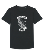 Old School Converse White Tricou mânecă scurtă guler larg Bărbat Skater