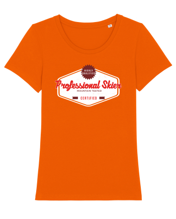 SKIING Bright Orange