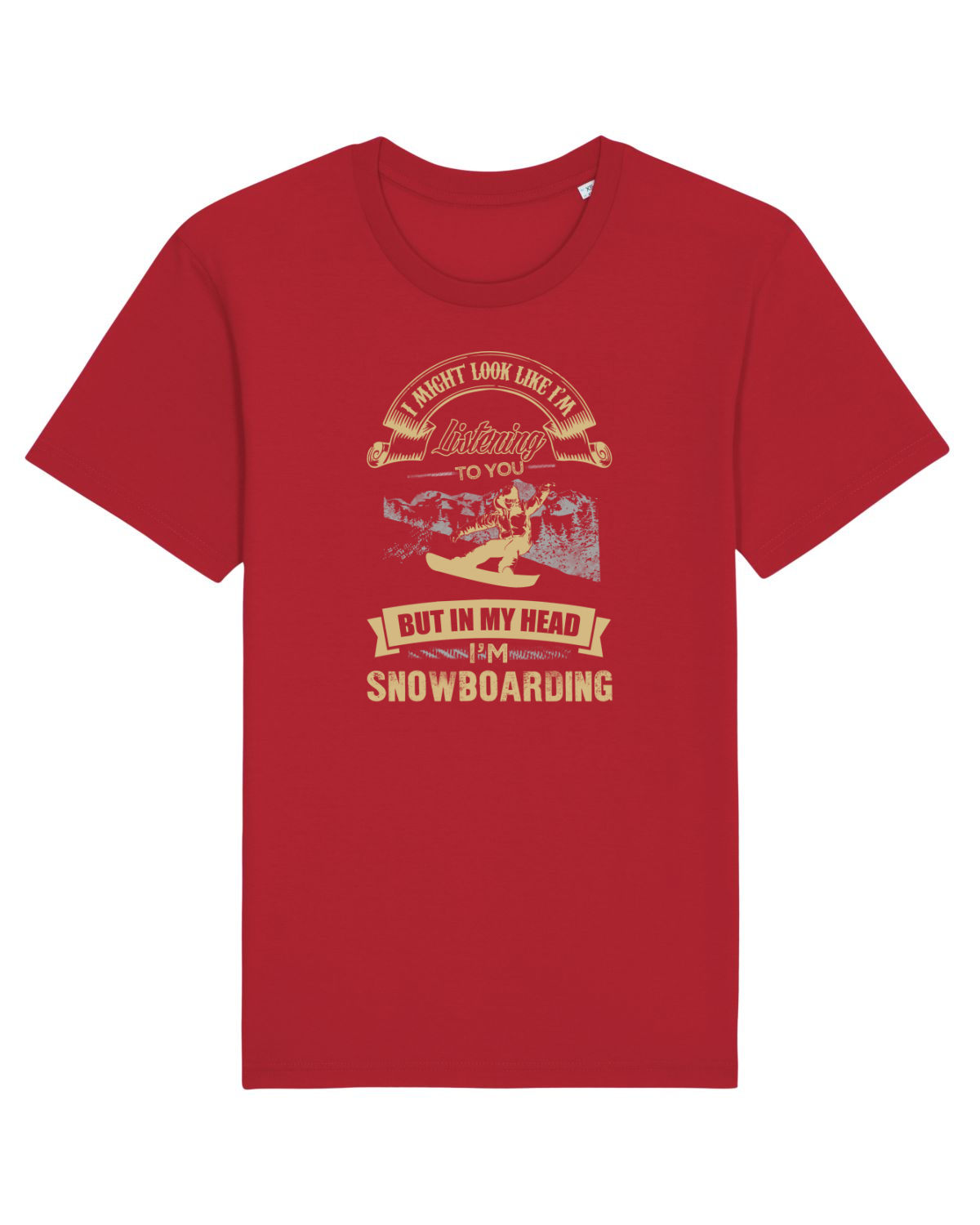 Tricou mânecă scurtă Unisex Rocker Red
