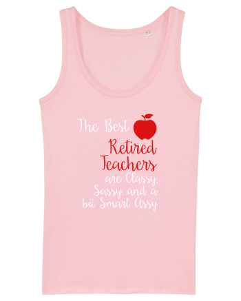 RETIRED TEACHER Cotton Pink
