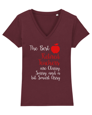 RETIRED TEACHER Burgundy