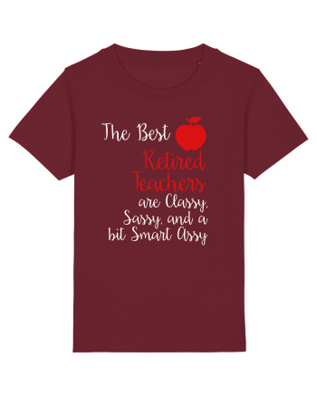 RETIRED TEACHER Burgundy