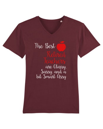 RETIRED TEACHER Burgundy