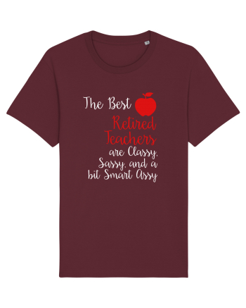 RETIRED TEACHER Burgundy