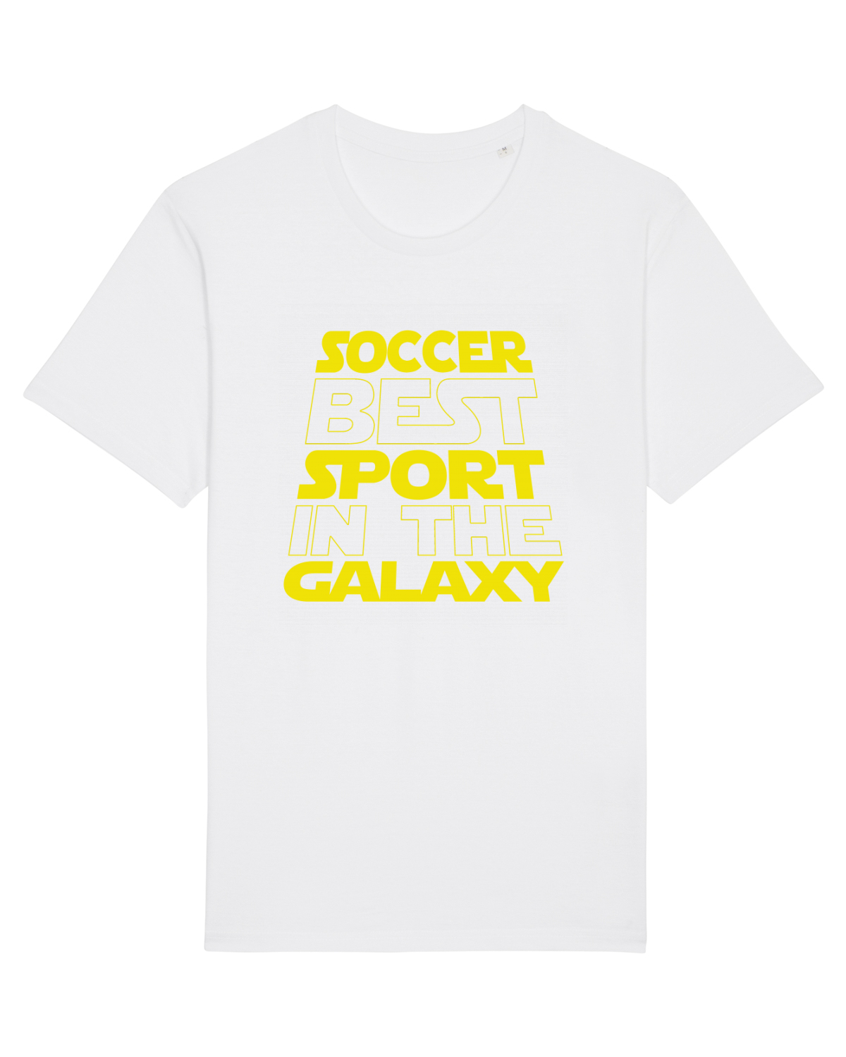 Tricou mânecă scurtă Unisex Rocker White