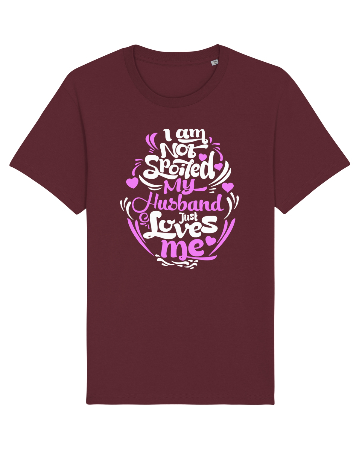 Tricou mânecă scurtă Unisex Rocker Burgundy