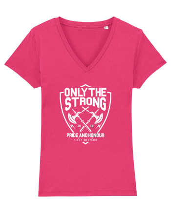 Only The Strong Axe White Raspberry