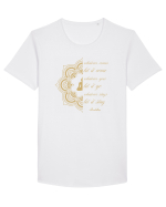 BUDDHA Tricou mânecă scurtă guler larg Bărbat Skater
