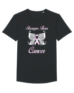 CANCER FIGHTING Tricou mânecă scurtă guler larg Bărbat Skater