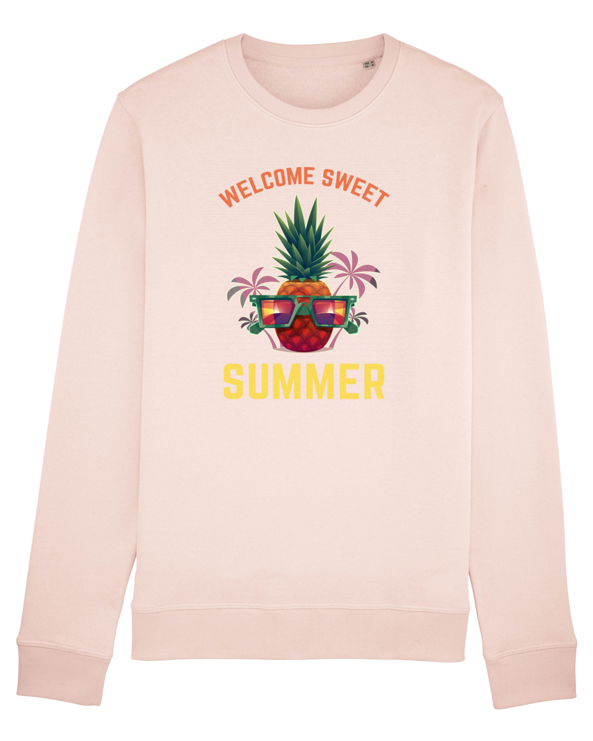 Bluză mânecă lungă Unisex Rise Candy Pink