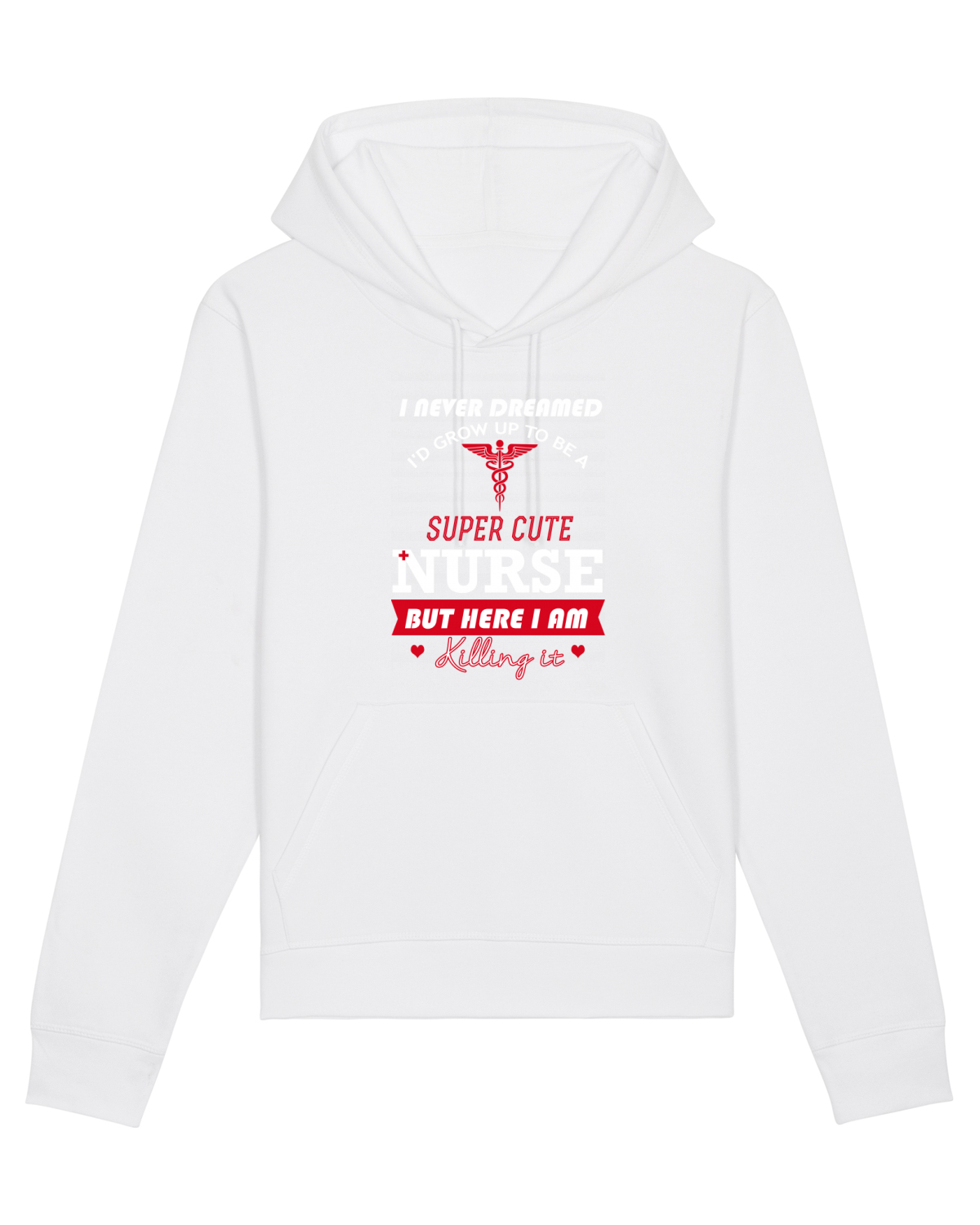 Hanorac Unisex Drummer White