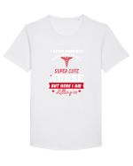NURSE Tricou mânecă scurtă guler larg Bărbat Skater