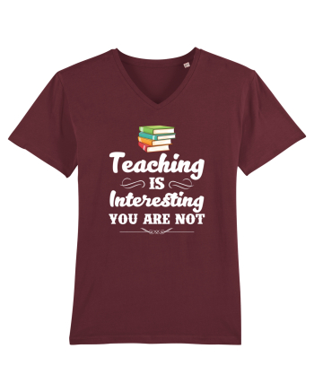 TEACHER Burgundy