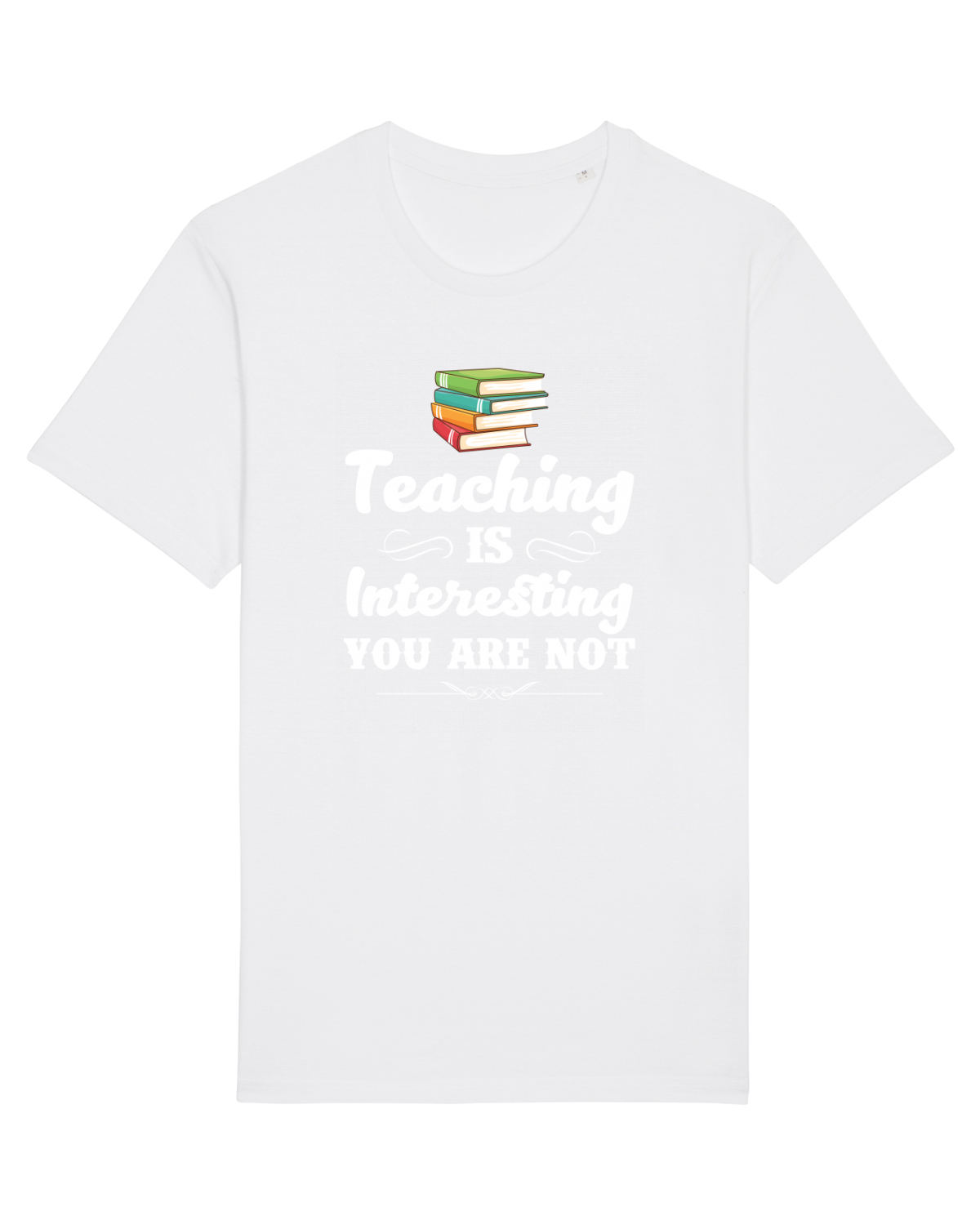 Tricou mânecă scurtă Unisex Rocker White