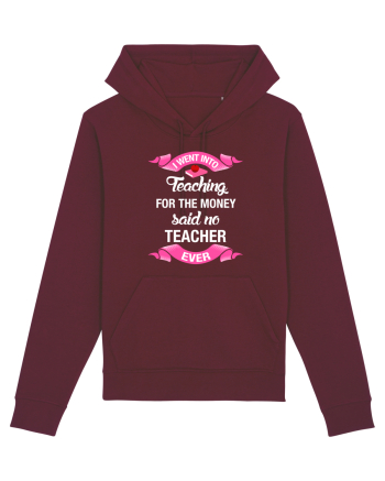 TEACHER Burgundy