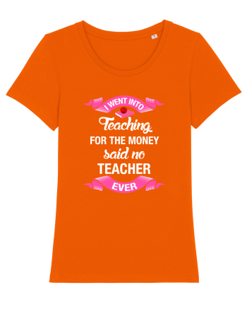 TEACHER Bright Orange