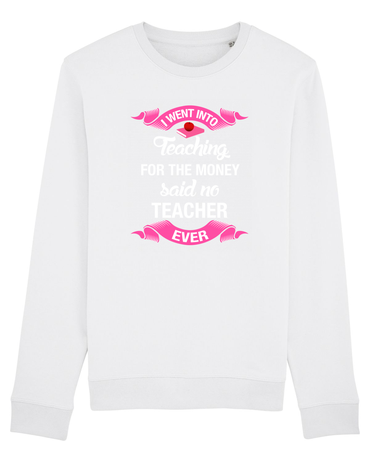 Bluză mânecă lungă Unisex Rise White