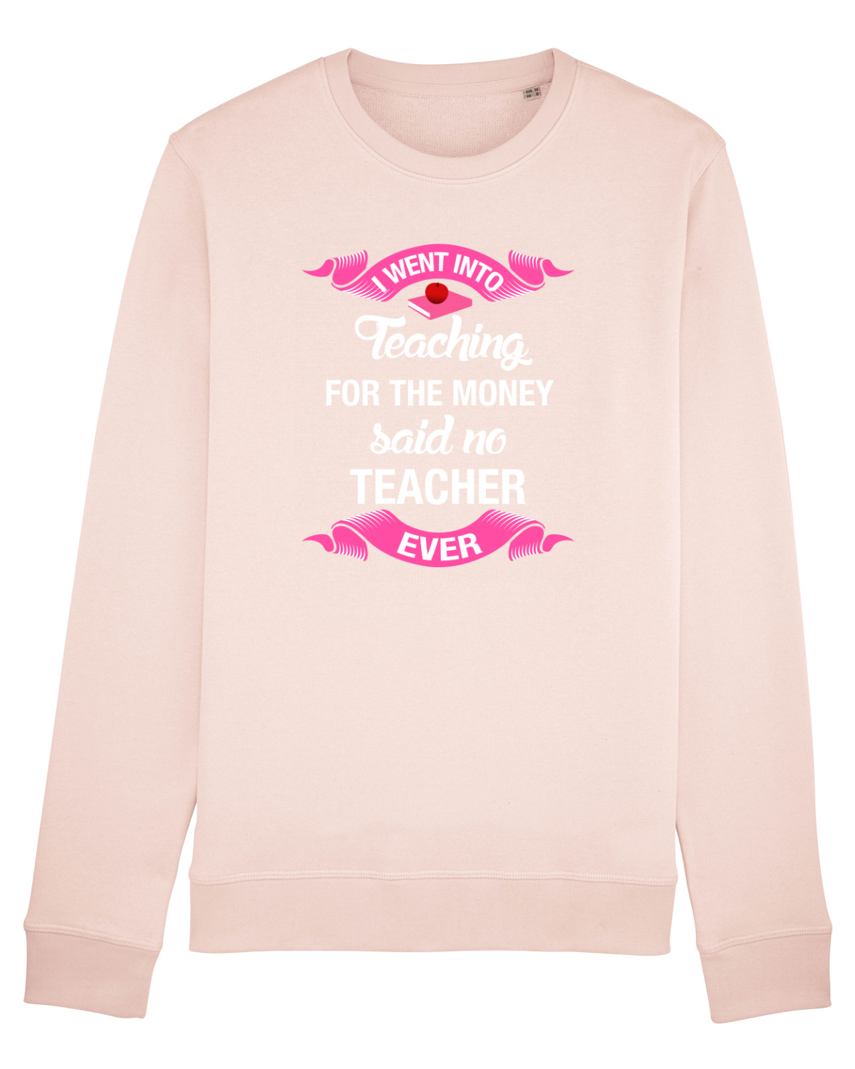 Bluză mânecă lungă Unisex Rise Candy Pink