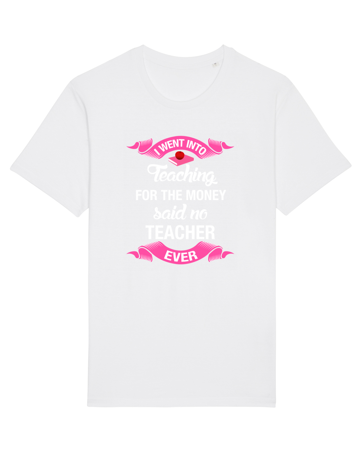Tricou mânecă scurtă Unisex Rocker White