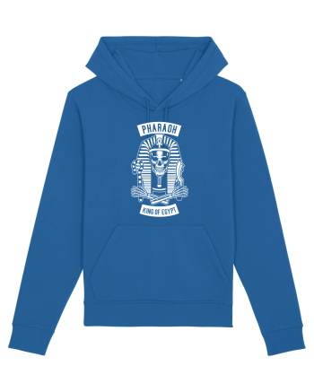 Pharaoh King of Egypt Skull White Royal Blue