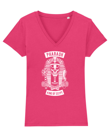 Pharaoh King of Egypt Skull White Raspberry
