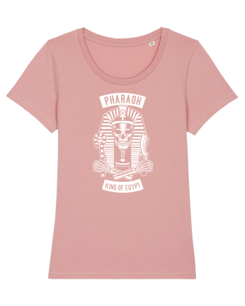Pharaoh King of Egypt Skull White Canyon Pink